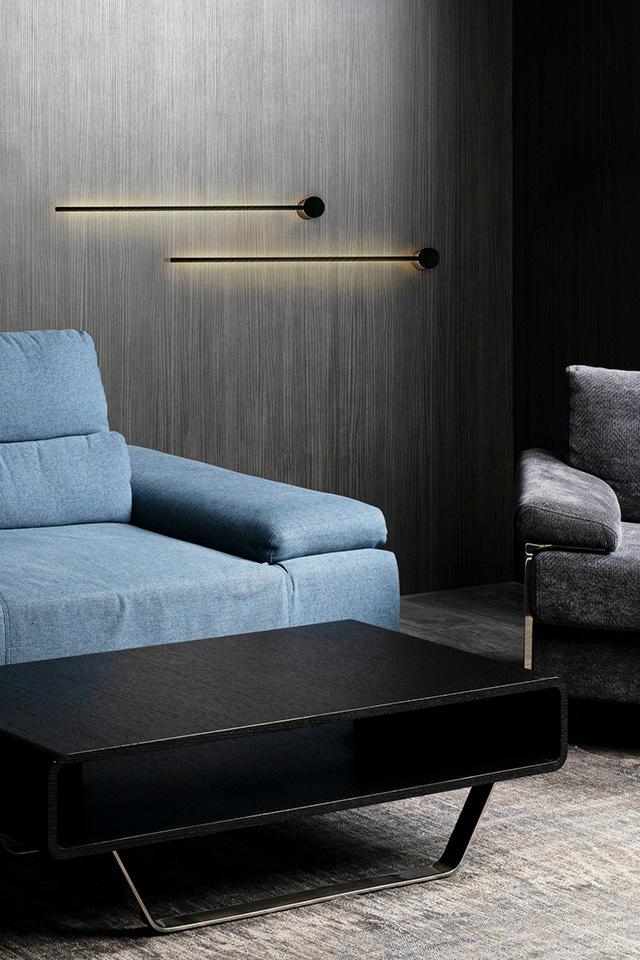 czarny kinkiet ombre